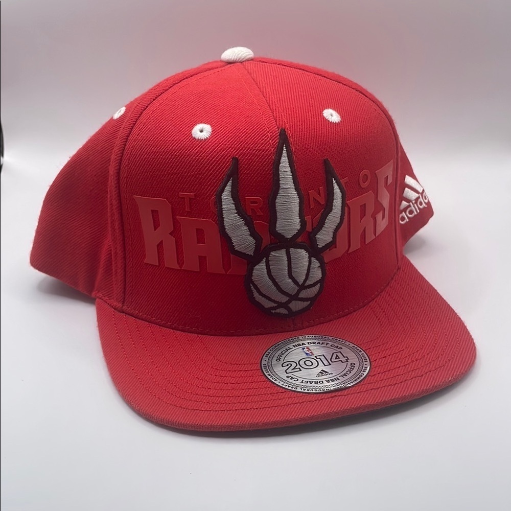 Adidas - Toronto Raptor's 2014 Draft Cap - Red / Black